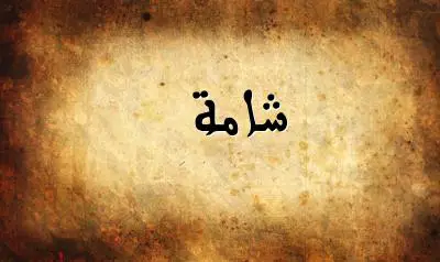 صورة إسم شامة بخط عربي جميل