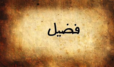 صورة إسم فضيل بخط عربي جميل
